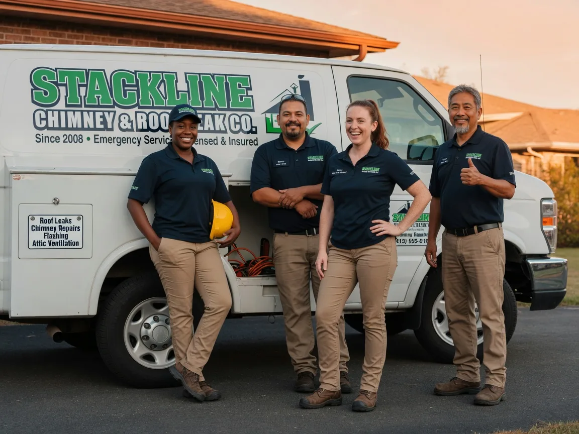 Chimney flashing repair company in Litchfield, OH